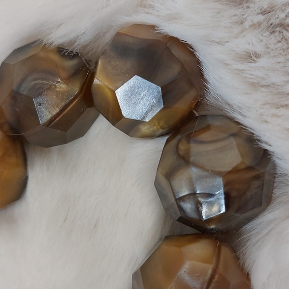 QVC faceted bead necklace, 38" long - Picture 4 of 5